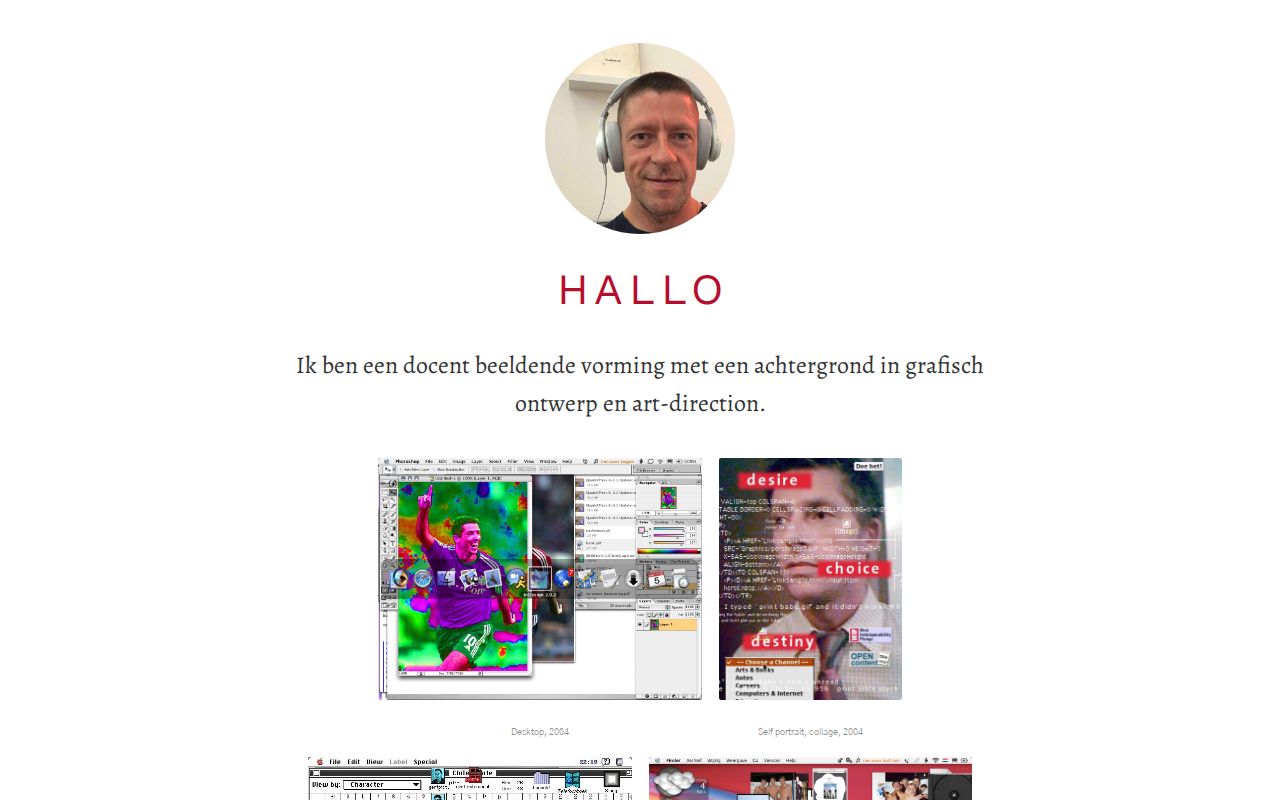Rob Meerman — docent kunst & visual designer