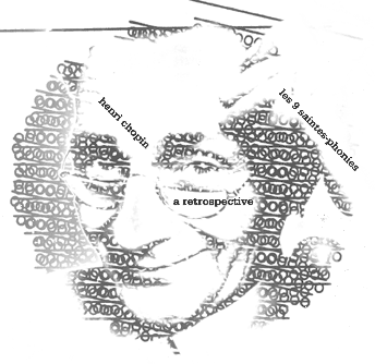 CD Henri Chopin — Staalplaat